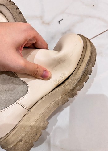 Deri chelsea kadın bot çizme - Görsel 5