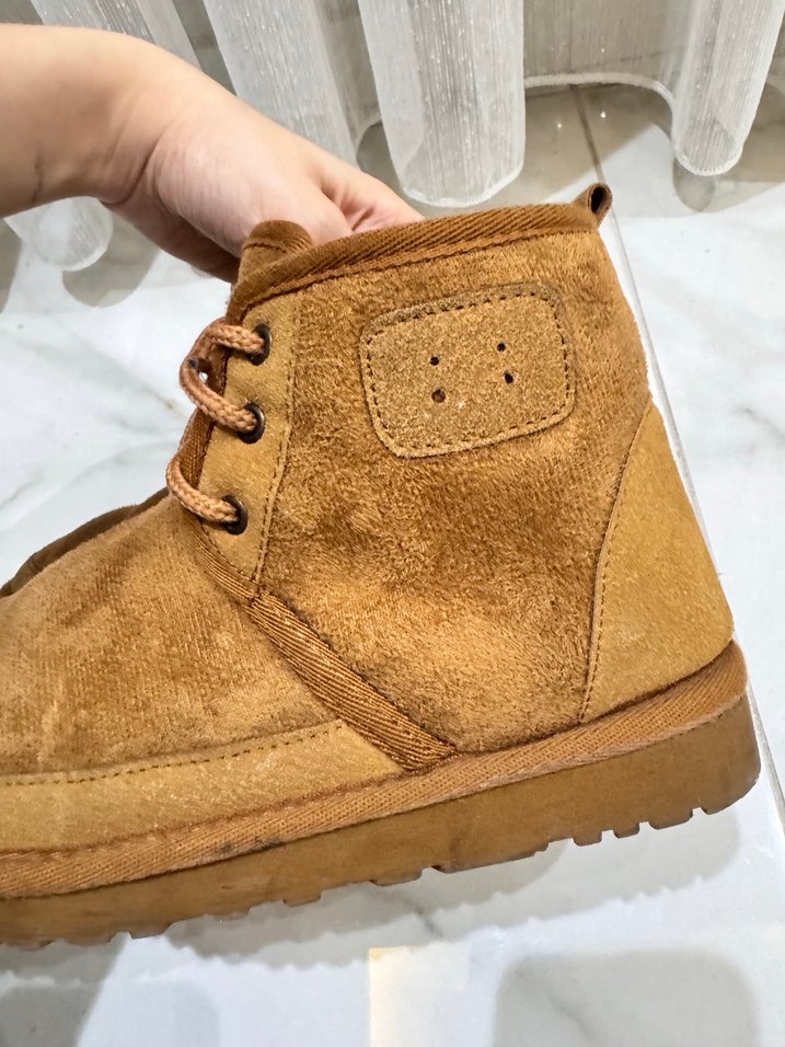 Ugg bot kadın bağcıklı - Görsel 5