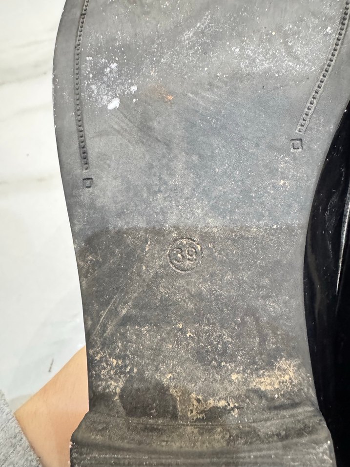 Siyah rugan kadın babet - Görsel 4