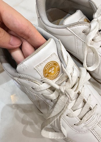 Hummel Orjinal Spor Ayakkabı Kadın Beyaz Sneaker - Görsel 2