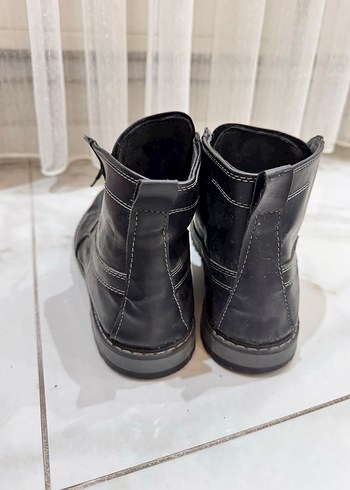 Deri Erkek Bot Çizme Siyah - Görsel 2