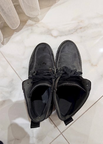 Deri Erkek Bot Çizme Siyah - Görsel 3