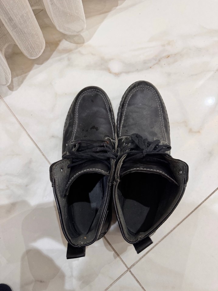 Deri Erkek Bot Çizme Siyah - Görsel 3