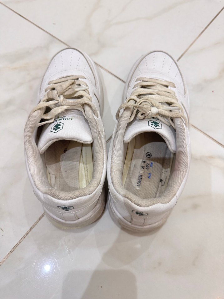 Orjinal Beyaz lumberjack kadın spor ayakkabı - Görsel 4