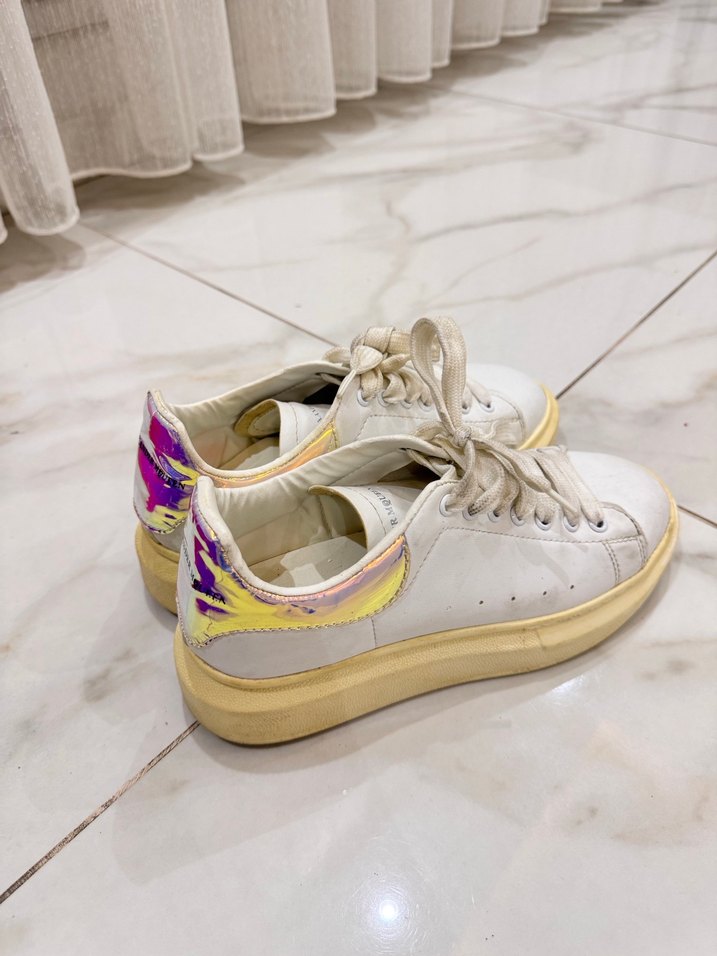 Alexander Mqueen Beyaz Kadın Sneaker Ayakkabı - Görsel 2