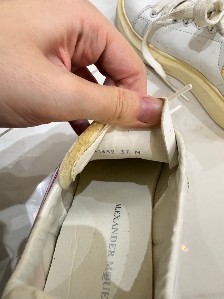 Alexander Mqueen Beyaz Kadın Sneaker Ayakkabı - Görsel 5