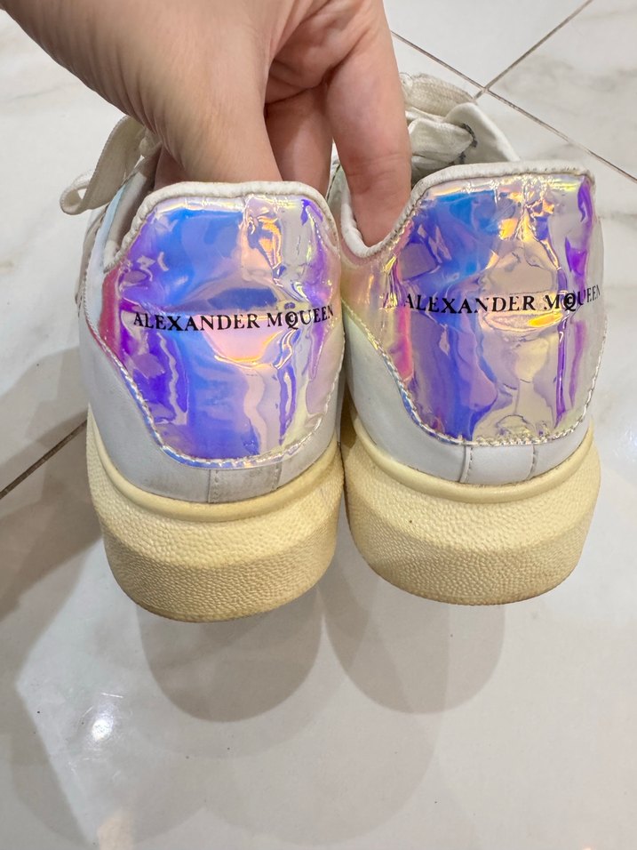 Alexander Mqueen Beyaz Kadın Sneaker Ayakkabı - Görsel 4