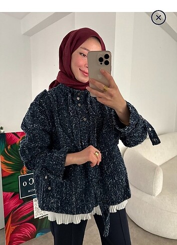 Tasarım Ceket Tüvit Tesettür 