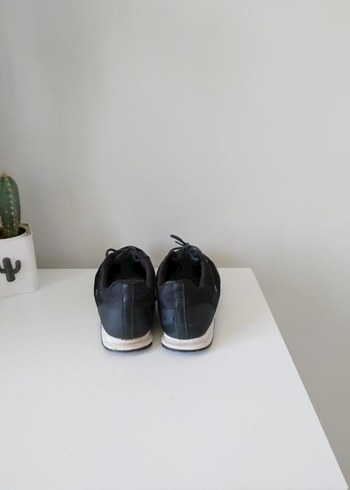 Siyah Erkek Spor Ayakkabı Velcro Detaylı - Görsel 2