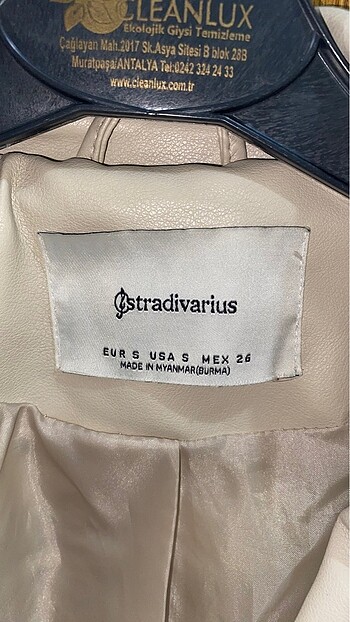 Stradivarius STRADİVARİUS DERİ CEKET