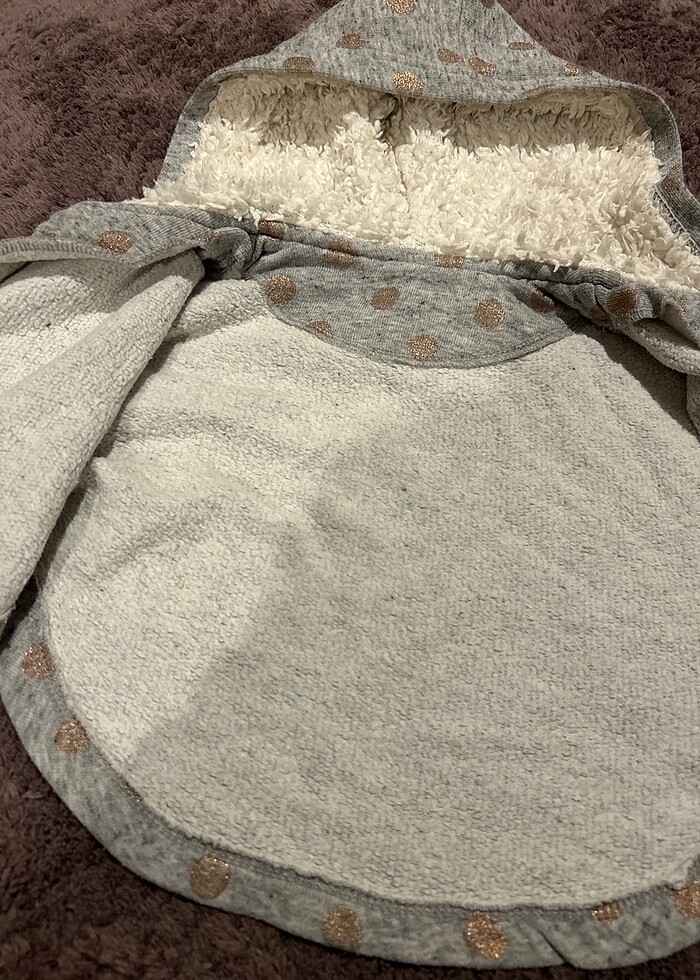 3-6 aylık kız bebek panço - Görsel 3