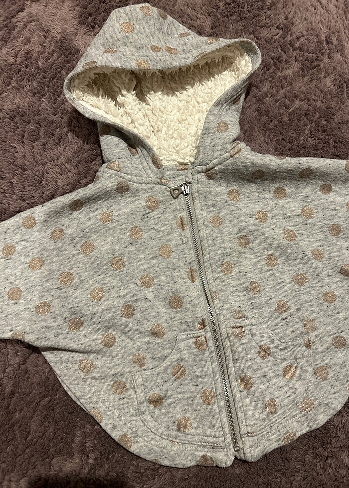 3-6 aylık kız bebek panço - Görsel 2