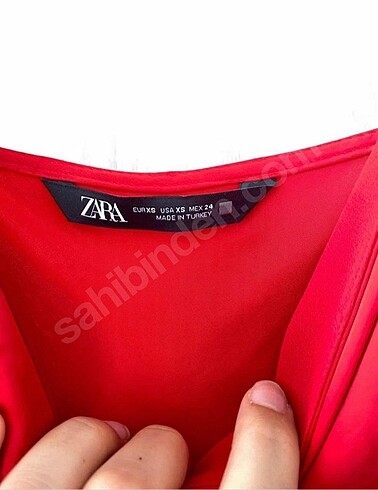 Zara Zara saten elbise