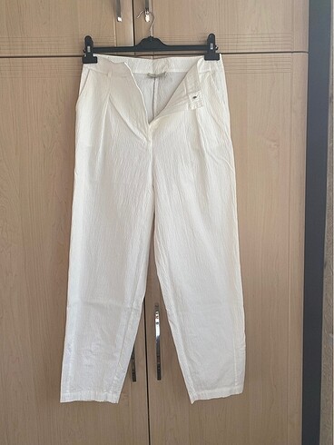 Nocturne slouchy beyaz pantolon
