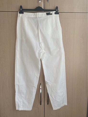 m Beden beyaz Renk Nocturne slouchy beyaz pantolon