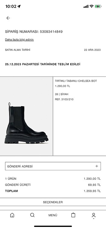 Zara Zara tırtıklı taban chelsa bot