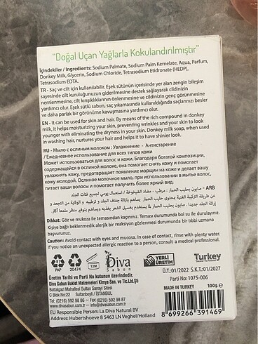 Diğer Eşek sütlü #sabun