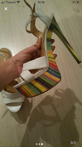 38 Beden Ninewest topuklu sandalet