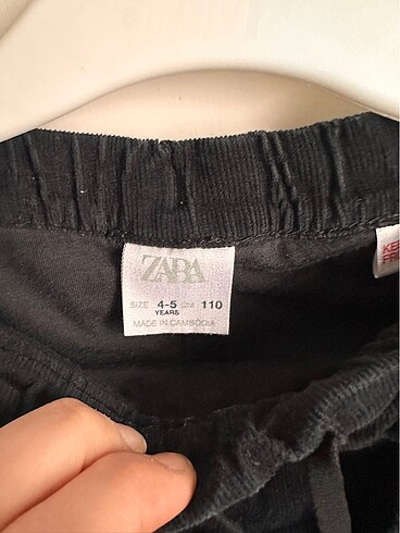 4 Yaş Beden Astarlı Zara Pantolon