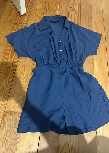 LCW Kadın Keten Karışımlı Tulum - Görsel 3