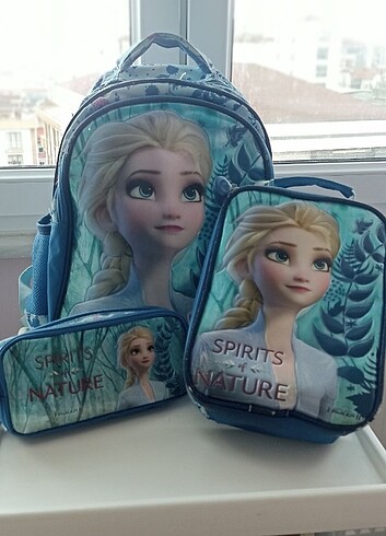 Frozen okul çanta seti