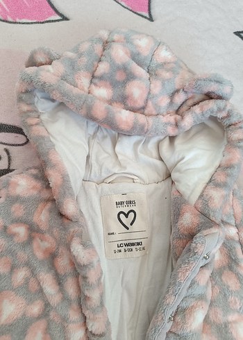 Kız Çocuk Peluş Bağlamalı Ceket - Görsel 2