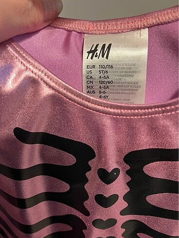 4 Yaş Beden H&M kostüm