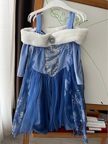 4 Yaş Beden H&M elsa kostüm