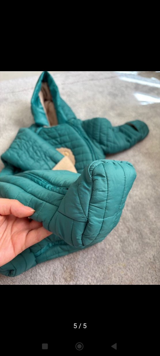 Kapüşonlu Bebek Astronot Tulum - Görsel 2