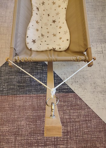 Wellgro  Ahşap Ayaklı Hamak Bebek Beşiği - Görsel 6