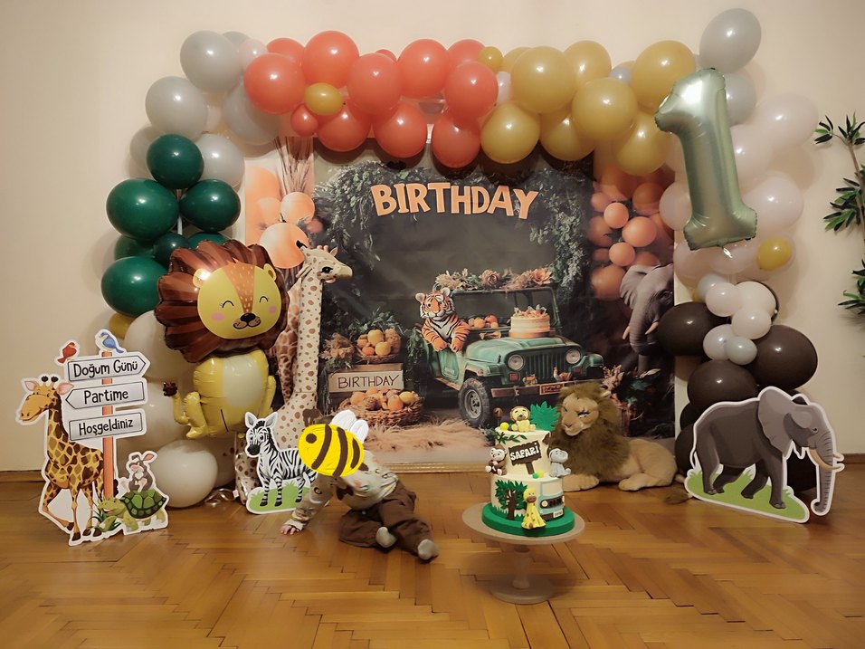 Renkli Safari Maket Pasta - Görsel 2