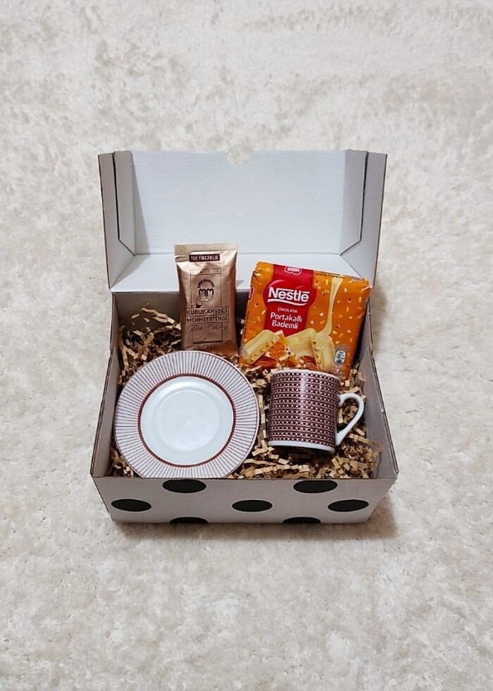 Kahve Fincanı Hediye Kutusu - Görsel 2