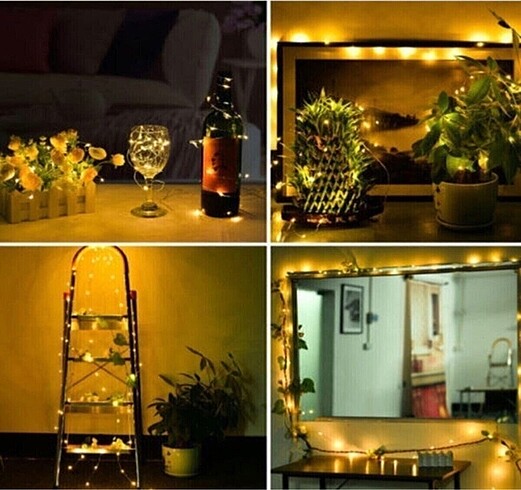 Beden Renk Peri Led 5 mt. ( Beyaz -Sarı - Renkli ) 3 Farklı Renk Seçimi