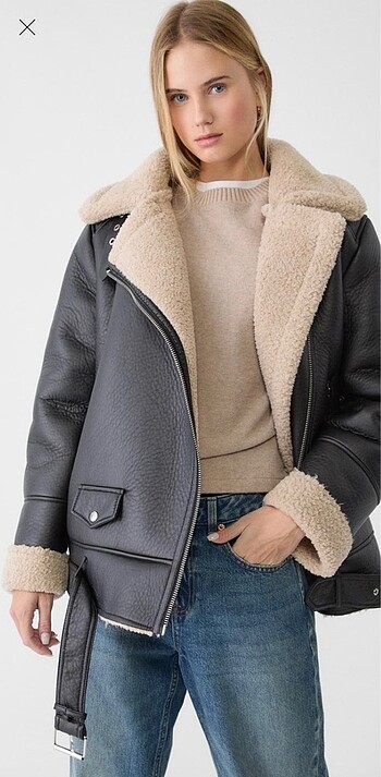 Stradivarius Stradivarius Biker Mont