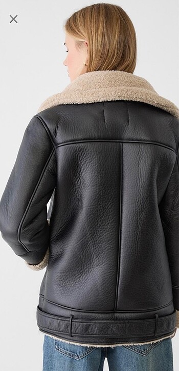 m Beden Stradivarius Biker Mont