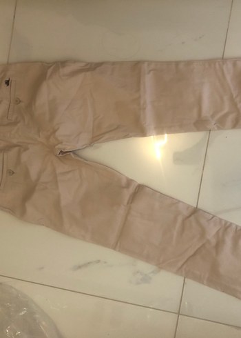 JOURNEY - Bej Regular Fit Keten kadın Pantolon - Görsel 2