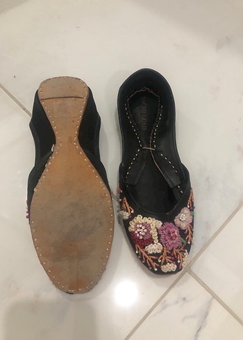 El yapımı Boncuk İşlemeli Çok Renkli Kadın Düğün Babeti - Görsel 2