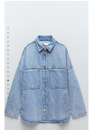 Zara denim oversize ceket