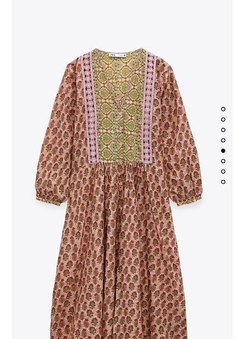 Zara desenli elbise 