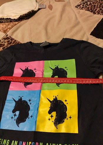 Kız Çocuk Renkli Baskılı Uzun Kollu Tişört - Görsel 3