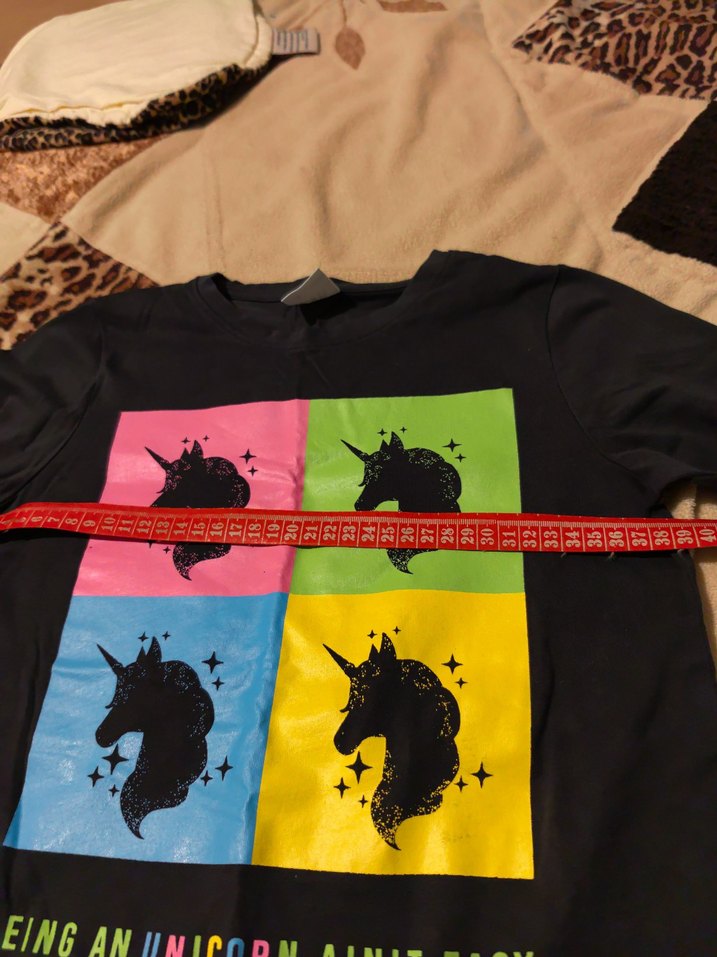 Kız Çocuk Renkli Baskılı Uzun Kollu Tişört - Görsel 3