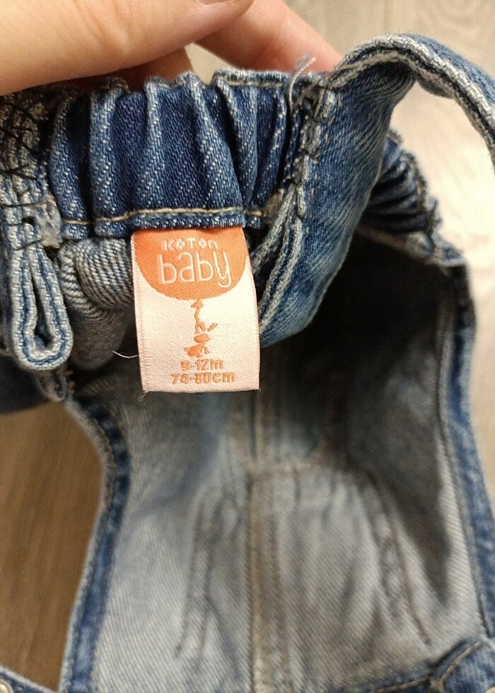 Koton bebek jean elbise  - Görsel 4
