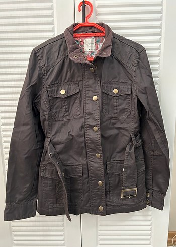 Kahverengi Kemerli trençkot - Görsel 2