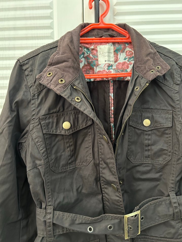 Kahverengi Kemerli trençkot - Görsel 3