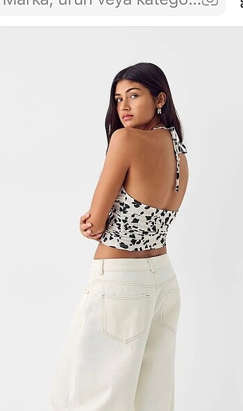 Bershka BERSHKA desenli top