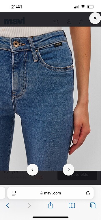 Mavi Mom Jeans 23/25 - Görsel 3