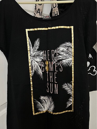 Pareo siyah pembe haki renkli - Görsel 2