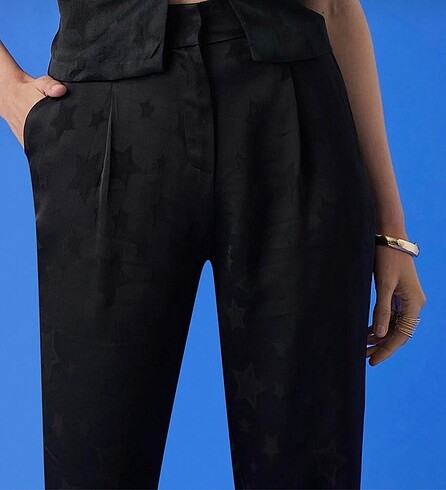 SATEN GÖRÜNÜMLÜ PANTOLON - Görsel 2