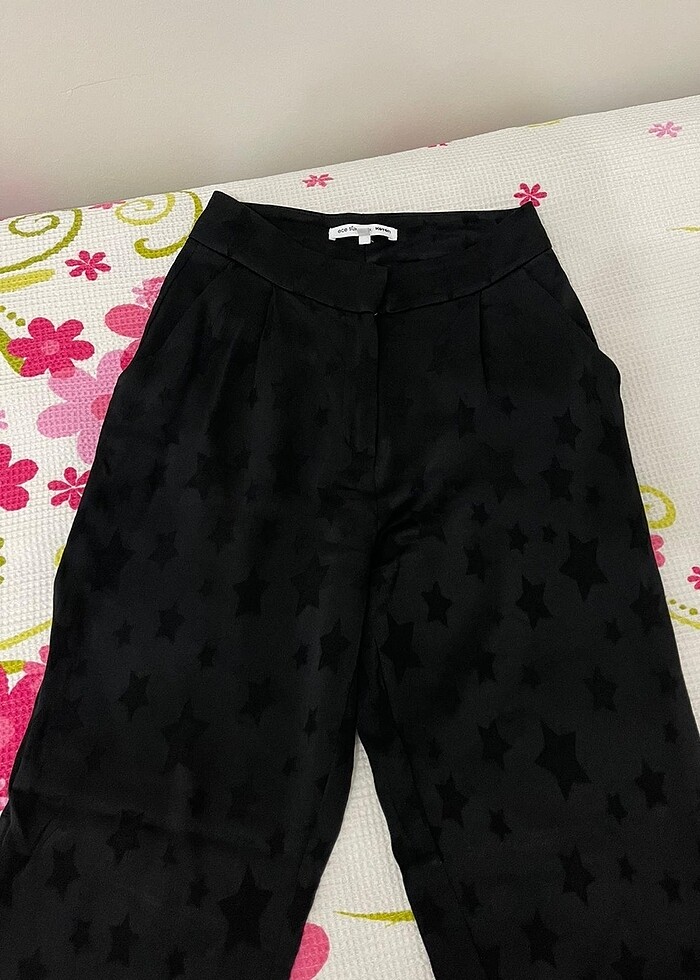 SATEN GÖRÜNÜMLÜ PANTOLON - Görsel 3