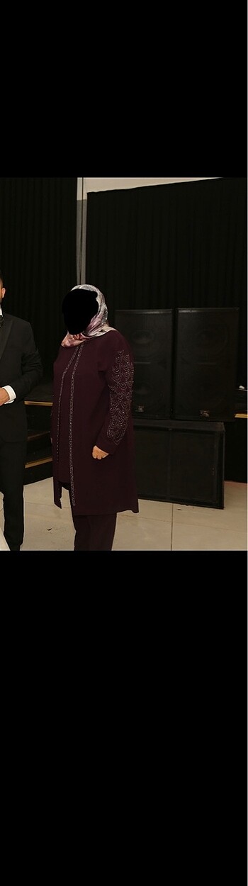 tesettür alt üst abiye takım - Görsel 9